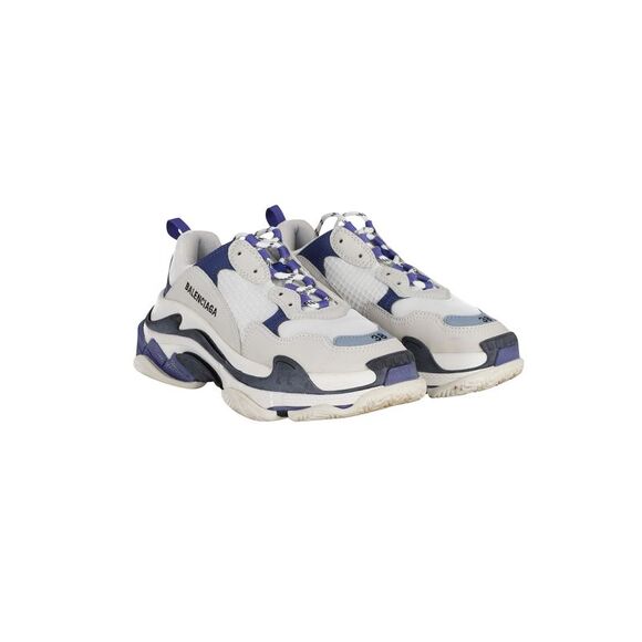Balenciaga Triple S Sneakers in Grey Polyurethane - Picture 1 of 6